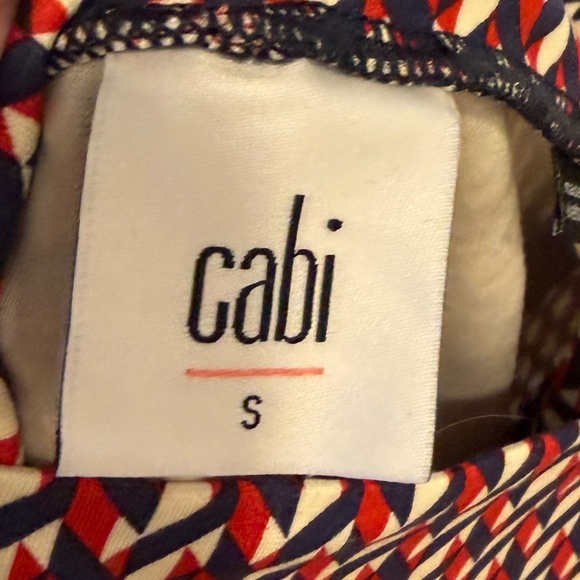 CAbi Geometric Chevron Wide-Leg Pants – Size Small - Picture 6 of 6